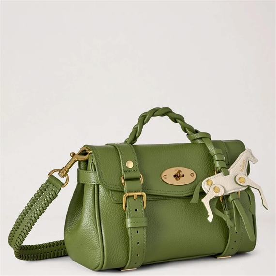 Mulberry Mini Alexa Chalk Horse Fern-Chalk